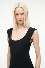 CHARLOTTE JERSEY DRESS | BLACK
