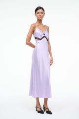 TERRA SILK DRESS | WISTERIA