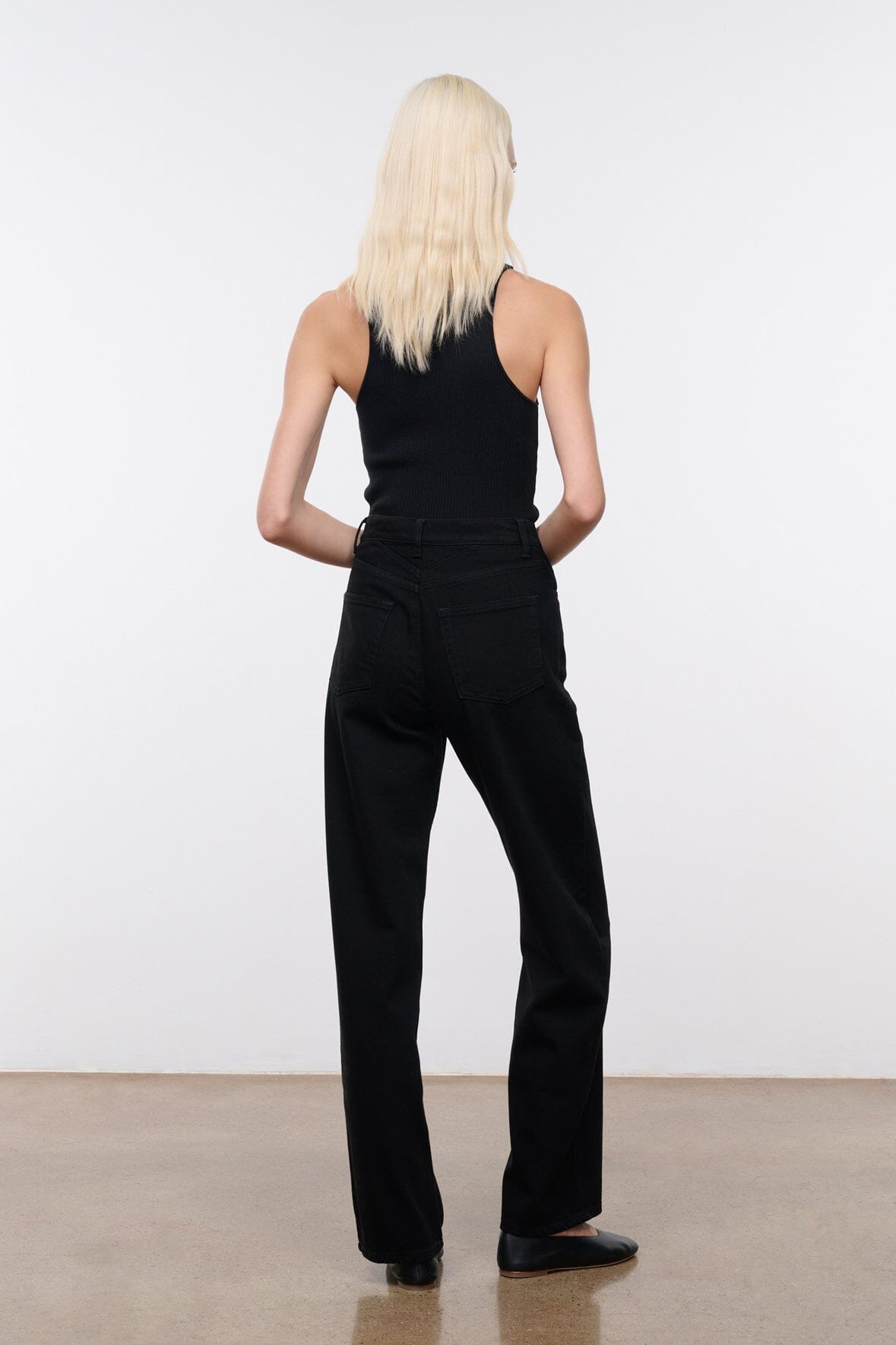 LEO HIGH RISE JEAN | BLACK