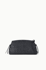 MAUDE CONVERTIBLE CLUTCH | BLACK WOVEN